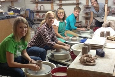 Art and craft classes at the League, North Conway.